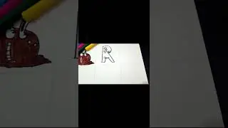 Alphabet Lore Letter R (A-Z...) - Coloring Pages Alphabet Lore COLORING Humanized Alphabet Lore