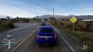 Cadillac blackwing cruise freeway