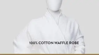 100% Cotton Waffle-Weave Robe