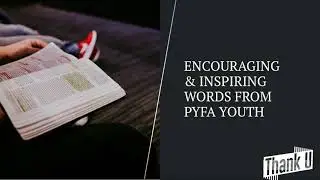 PYFA Weekly Devotionals Update.