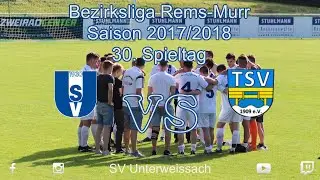 30. Spieltag 2017/2018: SVU - TSV Sulzbach-Laufen