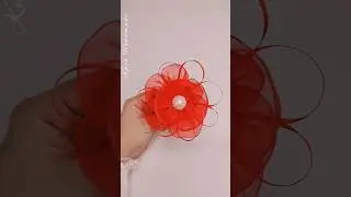 Organza Ribbon Brooch - DIY Brooch Tutorial - Bros Pita Organdi
