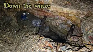 Down the winze