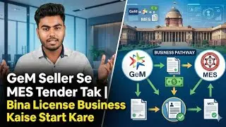 GeM Seller Se MES Tender Tak | Bina License Business Kaise Start Kare