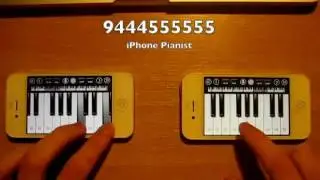 Paradise - Coldplay Two iPhone Pianos / iPod Touch Pianos