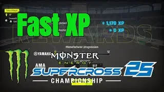 Самый быстрый способ прокачать каждый мотоцикл в Monster Energy Supercross 25.