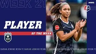 Darian Jenkins, Reign FC | Week 21 #NWSL Player of the Week