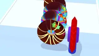 Donut Stack 3D 💦👱&zwj;♀️😮 IOS Android All Levels Gameplay Game Levels #12 J83KK YSYVD