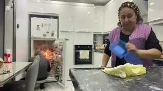Ablamdan evime geldim🤗eşimle akşam yemeği 🥘 hazırlığı ‼️