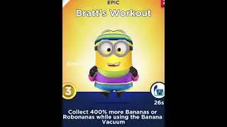 Minion Rush Bratt's Workout Minion shorts