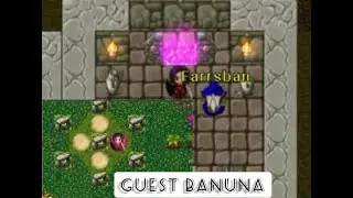 Tibiame quest banuna firsts step ,creators temple npc farrsban