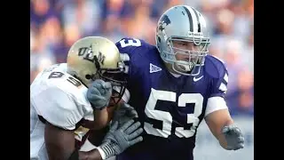 Kansas State offensive lineman Nick Leckey