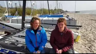 Nacra 17 Sailing - Interview with Rupert and Kirsty