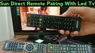 How To sun Direct Remote Pairing With Led Tv Remote || आसनी से पेयरिंग करना सीखे हिन्दी में