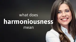 Harmoniousness &bull; definition of HARMONIOUSNESS