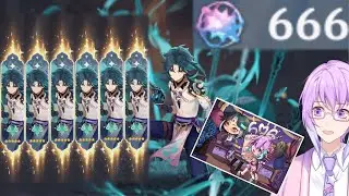 【Genshin】666 pulls for c6 Xiao【八乙女あずさ】