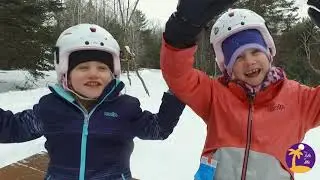 Skating through the forest. Featuring: Lac-des-Loups
