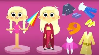 Masha y Su Ropero 💃 Masha Fashionista 👗👛  Dibujos animados para niñas