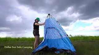 Dallas Sun Solo Camped Overnight in the Deep Jungle Relaxing ASMR