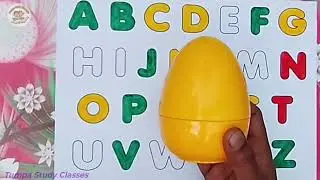 ALPHABET learning ABC Let's play with capsule egg toys and find the alphabet positions.#kidslearning
