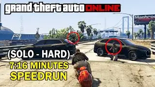 GTA Online KnoWay Out Speedrun: Inside Job | Solo Hard Mode in 7:16 Record