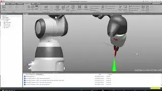 Simulazione in RobotStudio della creazione del WorkObject per la visione integrata