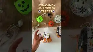 Non Candy Halloween Treat Bags! #halloween #halloweencraft #halloweendiy