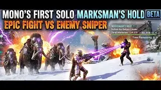 ARK  Survival Ascended - Mono's First Solo Marksman's Hold Beta with Proud Mammoths (Lila Cluster)