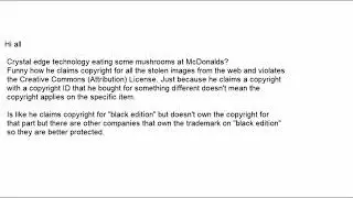 False Copyright claims by Kenneth Byrd, say NO to ILEG technology screens!!!
