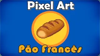 PÃO FRANCÊS - Pixel Art - Speed Art