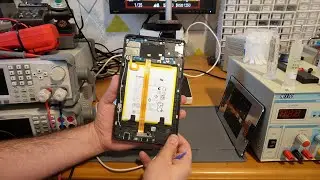 Ремонт планшета Samsung A9 X115, устранение короткого замыкания на входе зарядного устройства