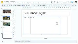 Crear presentación Powerpoint en Google Drive cuadros de texto