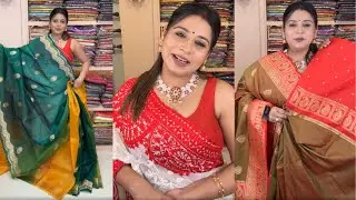 Shilpa Sarkar Designer Boutique||latest collection sarees online||Booking number- ❤️95936 58106