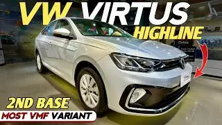 New Volkswagen Virtus Highline 1.0 TSI AT Detailed Review | MOST VFM | Price, Mileage, Features