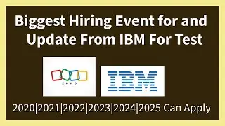 IBM Update , Zoho Hiring | 2020 , 2021, 2022 , 2023 , 2024 jobs