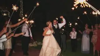 Wedding Sparkler Sendoff