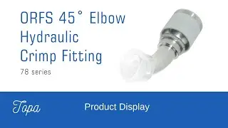 Hydraulic Crimp Fitting 1J778 ORFS | Leak-Free Hose Connection