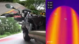 Rear tire temp monitor