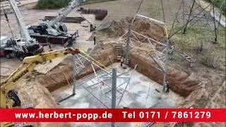 Mast Neubau - Herbert Popp Erd-und Abbrucharbeiten Ochtendung