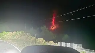 &laquo;Лес в огне! Страшное ночное путешествие, снятое на камеру 🔥🌲 на дороге Дапорихо&raquo;