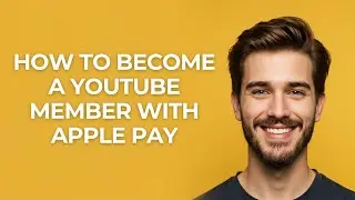 How to Become a Youtube Member with Apple Pay - GUIDE!