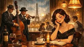 1 Hour Vintage Lo-Fi Jazz ☕ Yağmurlu Paris Caf&eacute; Ambience | Gildora Studio 