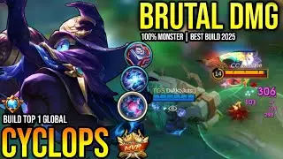 CYCLOPS BEST BUILD 2025 | BUILD TOP 1 GLOBAL CYCLOPS GAMEPLAY | MOBILE LEGENDS✓