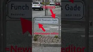 The street names of Denmark #shorts
