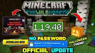 Minecraft Pe 1.19.40 Official Version Released | Minecraft Pe Halloween Theme Update!