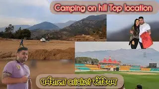 Ep 51 || BEAUTIFUL CAMPING LOCATION || hill top camping || himachal winter camping ❄️ || मैक्लोडगंज