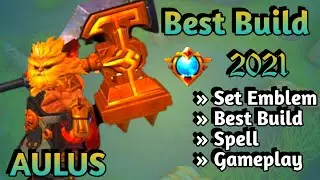 AULUS BEST BUILD 2021 | AULUS TOP 1 GLOBAL BUILD | AULUS BUILD EMBLEM | AULUS GAMEPLAY | AULUS MLBB✅