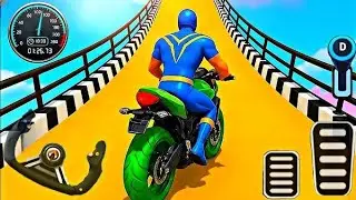 Crazy Bike Mega Ramp Impossible Racing -Impossible Bike Stunts Tracks - Android Gameplay #35