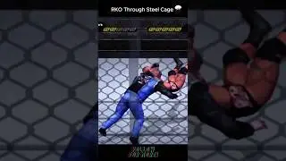 RKO ON TABLES 😱 THEN HELL IN A CELL 💀| Randy Orton vs Triple H | #shorts #shortsfeed #explore #wwe