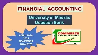 Financial accounting two marks question bank - University of Madras